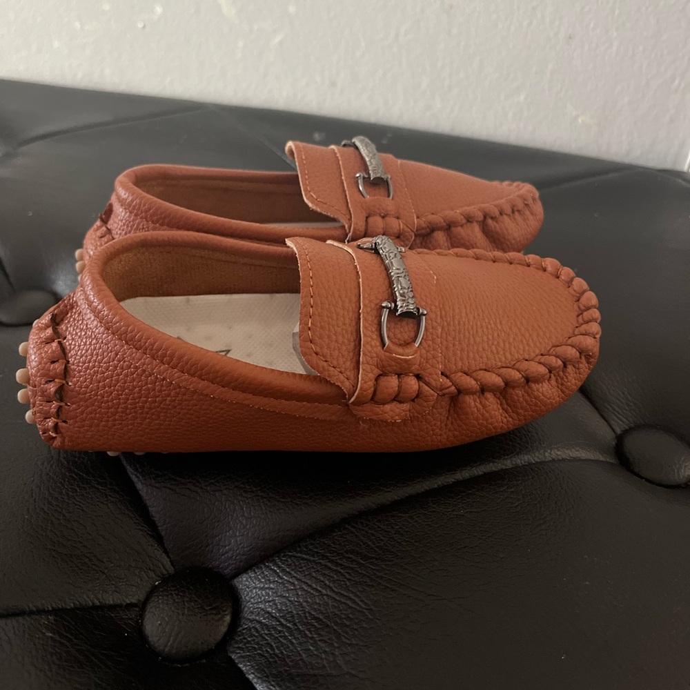 Brown Children Loafers